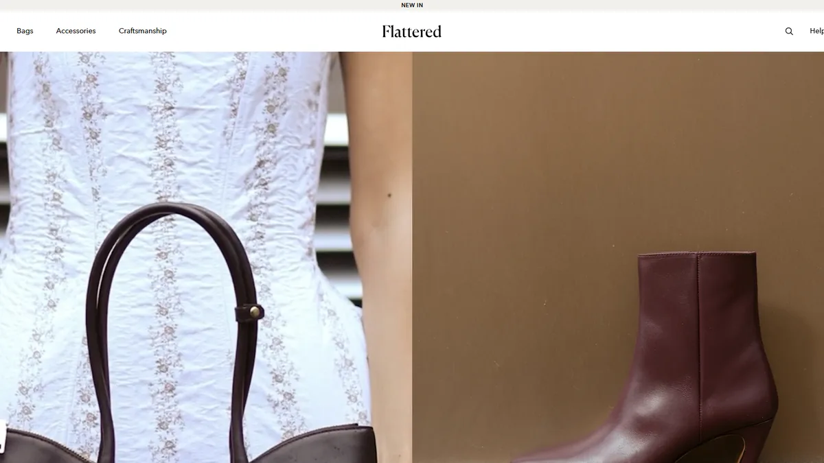 Capture du portail de retours Flattered